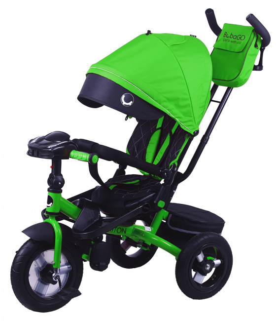 Велосипед детский трехколесный Bubago Triton Green Black Зелёно-чёрный 2022 - фото