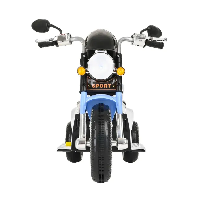 Электромотоцикл Pituso X-818 6V/4,5Ah*1,15W*1,колеса пластик, свет, музыка 83x33x56 см Синий Blue - фото3