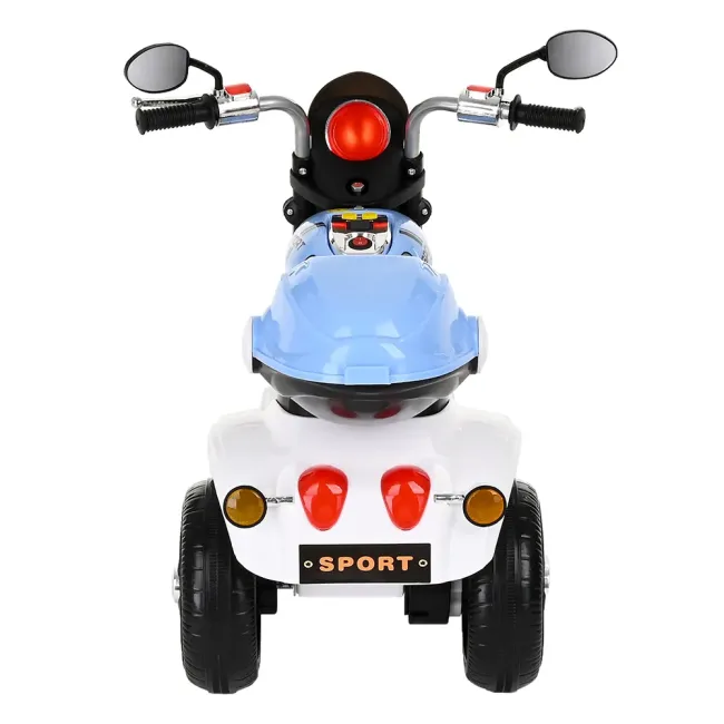 Электромотоцикл Pituso X-818 6V/4,5Ah*1,15W*1,колеса пластик, свет, музыка 83x33x56 см Синий Blue - фото8