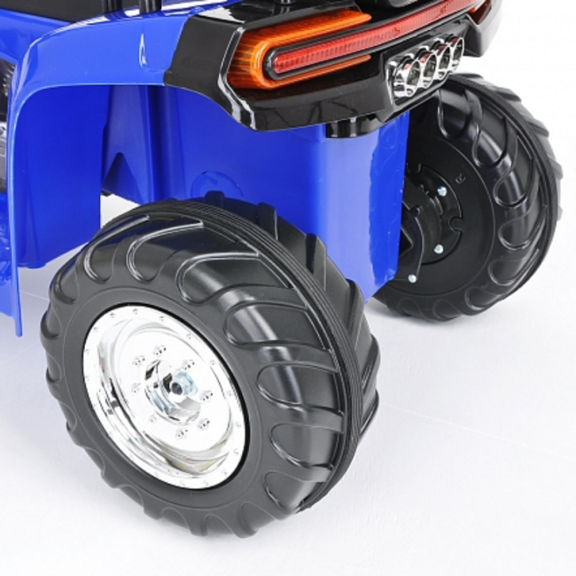 Электроквадроцикл Pituso Blue Синий 5258 6V/4.5Ahx1,20Wx1 Колёса пласт. MP3 Свет Музыка 78х50х47 см - фото7