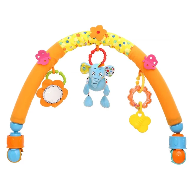 Дуга на коляску Biba Toys Слонёнок с игрушками JF395