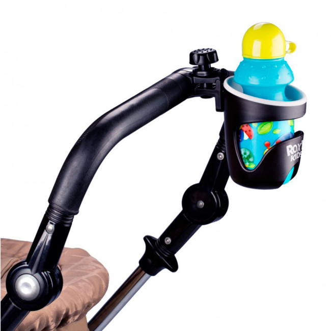Подстаканник универсальный для коляски и велосипеда Roxy Kids Classic Чёрный RCH-160305