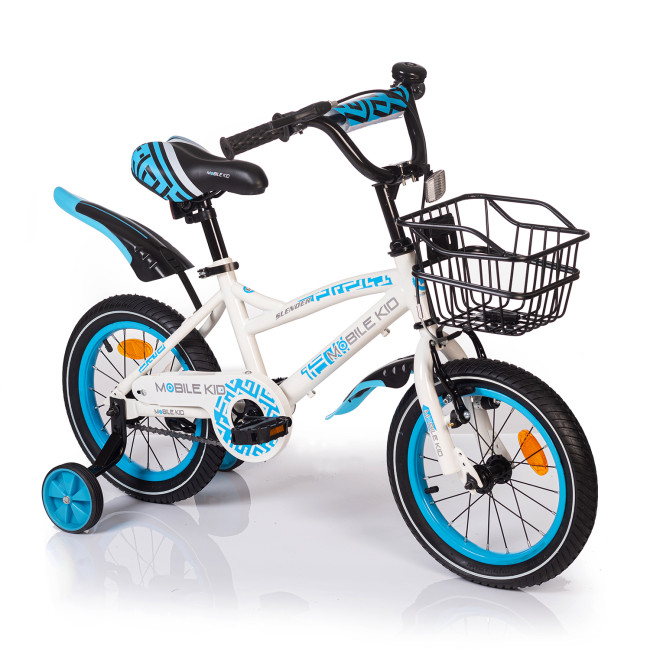 Велосипед детский Mobile Kid Slender 14 Бело-синий