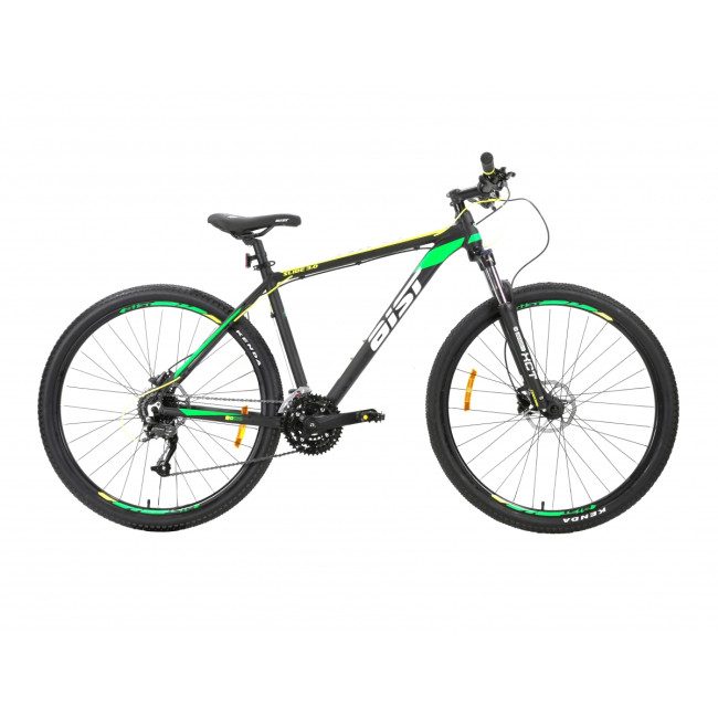 Велосипед Aist Slide 3.0 29 Чёрно-зелёный