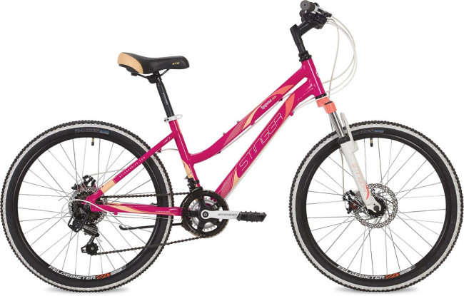 Велосипед Stinger Laguna D 24 Розовый - фото