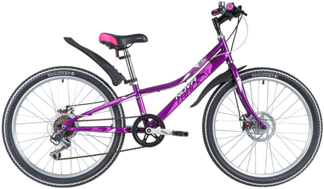 Велосипед Novatrack Alice 24 D Пурпурный