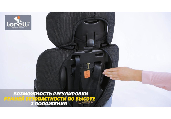 Автокресло Lorelli Navigator 9-36кг 1/2/3 Grey 2021 Серый