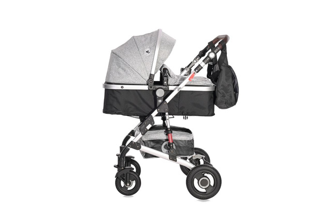 Детская универсальная коляска Alba 3в1 Lorelli Premium Opaline Grey 2021 - фото2