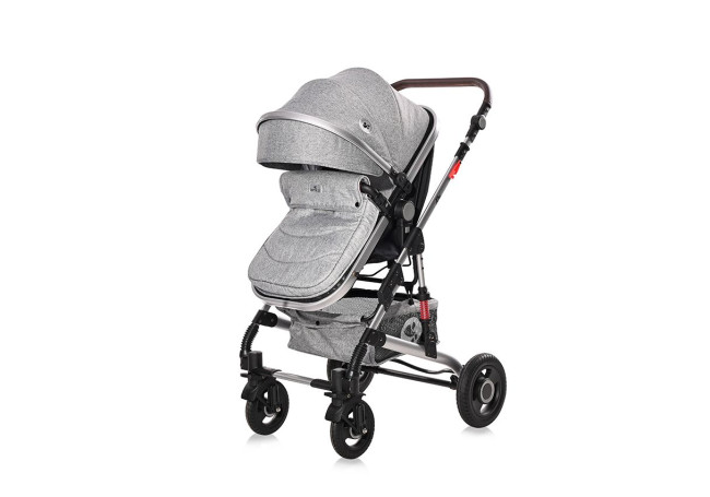 Детская универсальная коляска Alba 3в1 Lorelli Premium Opaline Grey 2021