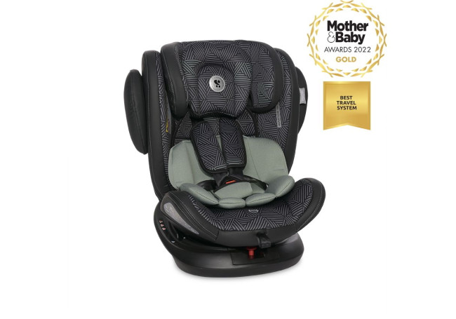 Автокресло детское Lorelli Aviator SPS Isofix 0-36 кг Iceberg Green 2023 Серо-зелёное