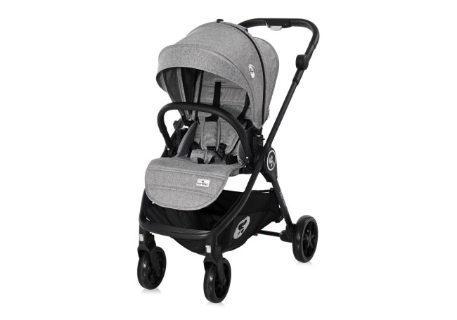 Детская модульная коляска Lorelli Patrizia 2в1 Light Grey Светло-серая