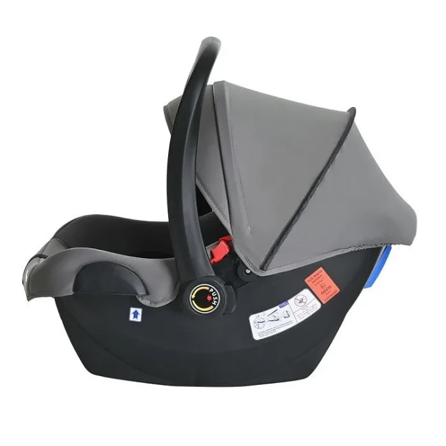 Автокресло Pituso Santiso 0-13 кг Удерживающее устройство для детей R201-Grey Black Серо-чёрное