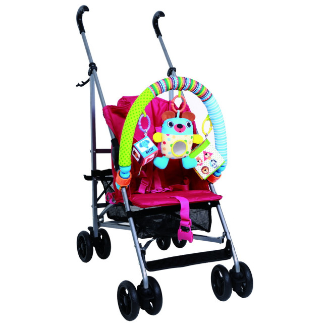Дуга на коляску Biba Toys Весёлый мишка с игрушками 50х33х5 см BP189