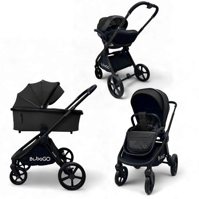 Коляска детская Bubago Gaudi 3 в 1 Черный BG 195-3 Коляска детская Bubago Gaudi 3 в 1 Черный BG 195-3