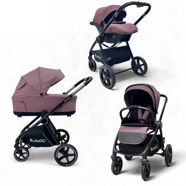 Коляска детская модульная BubaGO Niveta 3 в 1 Лиловый BG 192-4 Коляска детская модульная BubaGO Niveta 3 в 1 Лиловый BG 192-4