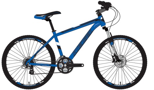 Велосипед Avenger C201D 20 сине-черный - фото