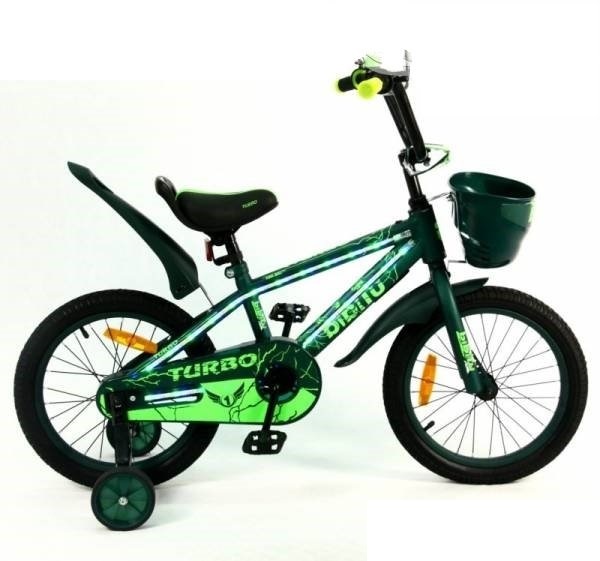 Велосипед Bibitu Turbo 18 зеленый - фото