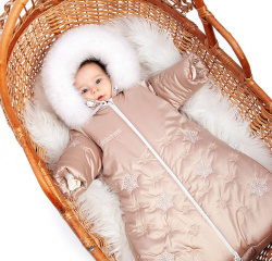 Комбинезон-мешок зимний детский на овчине Dинастия - фото2