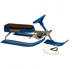 Снегокат Scout с пружиной синий - фото