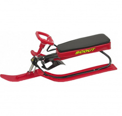 Снегокат Scout с пружиной красный - фото