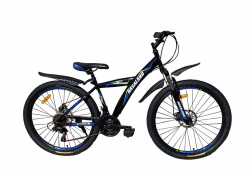 Велосипед Nasaland SMD 26 (черный/синий, 2020) - фото2