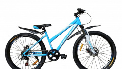 Велосипед Nasaland SLD 26 (белый\голубой, 2020) - фото