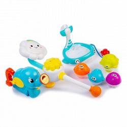 Набор игрушек для игры в ванной BabyHit Aqua Fun 3 - фото