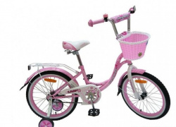 Велосипед Nameless Lady 16 Розово-белый 2022 - фото
