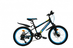 Велосипед Nameless S2000D (черно-синий) - фото