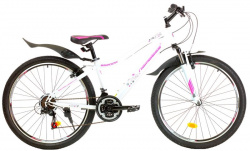Велосипед Nameless S6200W 26 (белый/розовый) (бирюзовый) - фото