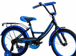 Велосипед Nameless Vector 18 Чёрно-голубой 2022 - фото