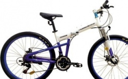 Велосипед Nameless Z6000D (синий\белый) - фото