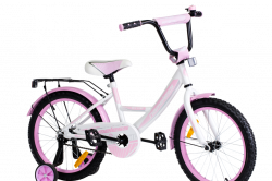 Велосипед Nameless Vector 20 (бело-розовый 2021) - фото