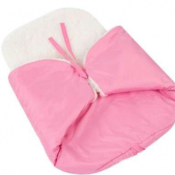 Сидение для санок на меху Fun Ecotex (голубой, розовый, белый, василек) FE29800 - фото2