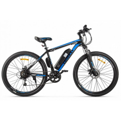 Электровелосипед Eltreco XT 600 (синий\черный, 2020) - фото
