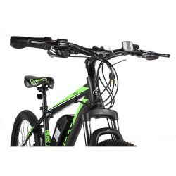 Электровелосипед Eltreco XT 600 (зеленый\черный, 2020) - фото2