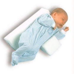 Подушка-позиционер для новорожденных (сон на боку) Baby sleep Plantex - фото