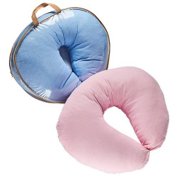 Подушка для кормления Fun Ecotex (фланель) FE18014 Розовая 50*40*23см - фото