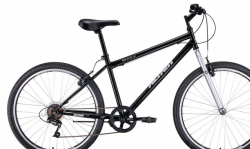 Велосипед Altair MTB HT 27,5 1.0 (черный\синий) 2021 - фото