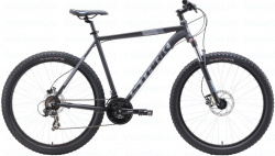 Велосипед Stark Hunter 27.2+ HD (черный/серый) - фото