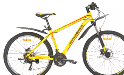 Велосипед Nameless G7400DH 27.5 (желто-красный 2021) - фото