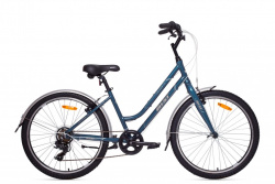 Велосипед Aist Cruiser 1.0 W (серый, голубой 2017) 26 - фото