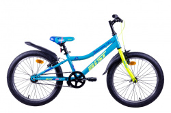 Велосипед Aist Serenity 1.0 20 (синий/голубой/желтый, 2019) - фото