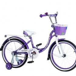 Велосипед Nameless Lady 18 Фиолетово-белый 2022 - фото