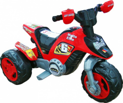 Детский электромобиль мотоцикл Полесье Molto Elite 6 35882 Красный - фото2