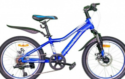 Велосипед Nameless J2200D (сине-белый) 2021 - фото