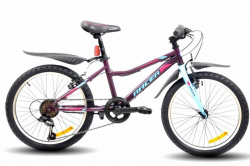 Велосипед Racer Turbo Girl 20 Фиолетовый 2021 - фото