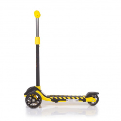 Самокат со светящимися колесами Mobile-Kid Startico SK103 Black/Yellow - фото2