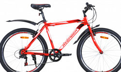 Велосипед Avenger C260 26 Черно-красный 2021 - фото