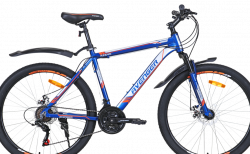 Велосипед Avenger A264D 26 Сине-оранжевый 2021 - фото